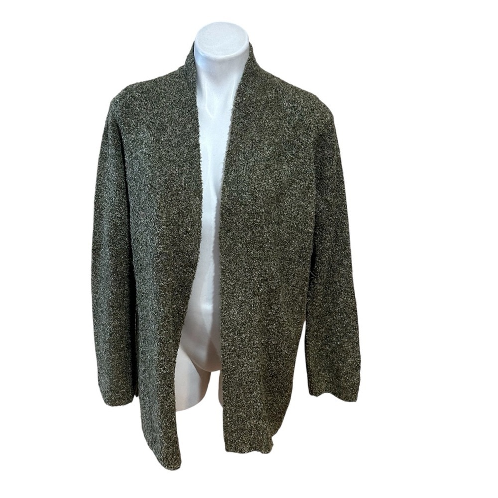 Women's Olive Green Cardigan Sweater